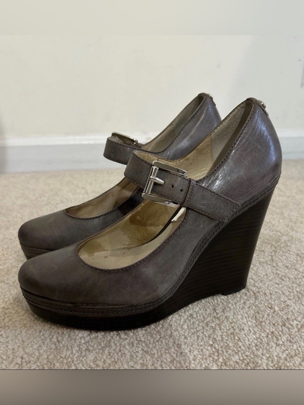 Michael Kors Jaedon Platform Wedge Shoes Women's 8